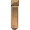 Ekena Millwork Thorton Arts and Crafts Rough Sawn Bracket w/ Offset Brace, Western Red Cedar, 6"W x 16"D x 24"H BKT0604X16X24THR03RWR - alternate 4